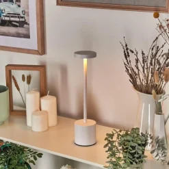 Parel Lampe à poser LED Blanc, 1 lumière