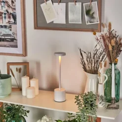 Parel Lampe à poser LED Blanc, 1 lumière