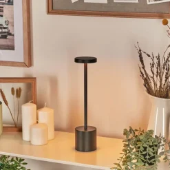 Parel Lampe de bureau, Lampe à poser LED Noir, 1 lumière