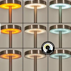 Parel Lampe de bureau, Lampe à poser LED Nickel mat, 1 lumière