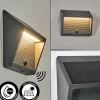 Pedreiras Lampe murale d´extérieur, Lampe solaire, Applique murale LED Anthracite, 1 lumière, Détecteur de mouvement