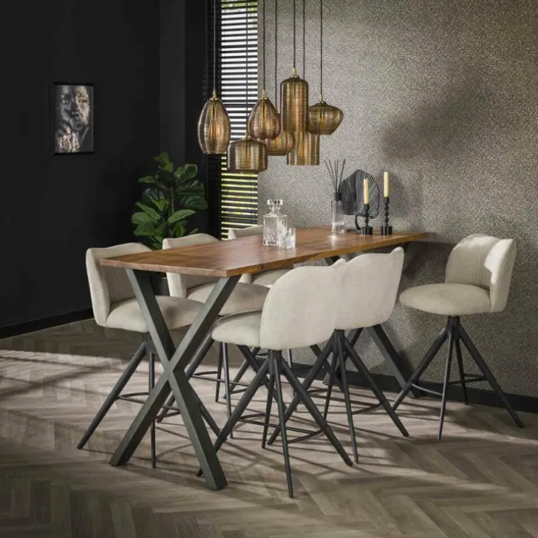 Pendelleuchte Suspension Anthracite, 7 lumières
