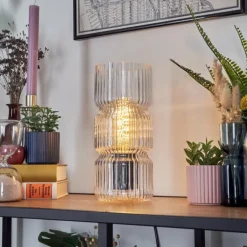 Penteado Lampe à poser Noir, 1 lumière