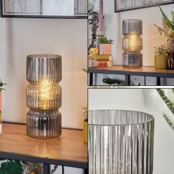 Penteado Lampe à poser Noir, 1 lumière