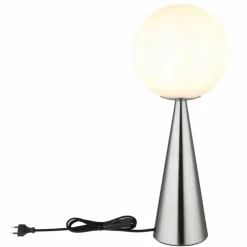 Pinapl Lampe à poser Luminaires Globo Lighting Nickel mat, 1 lumière