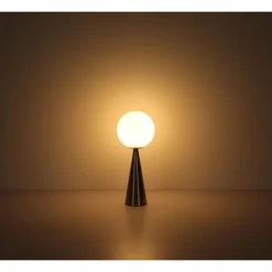Pinapl Lampe à poser Luminaires Globo Lighting Nickel mat, 1 lumière