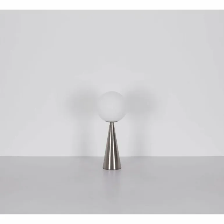 Pinapl Lampe à poser Luminaires Globo Lighting Nickel mat, 1 lumière
