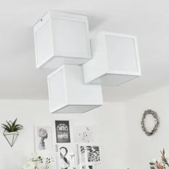 Plafonnier Allonville LED Blanc, 1 lumière