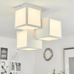 Plafonnier Allonville LED Blanc, 1 lumière