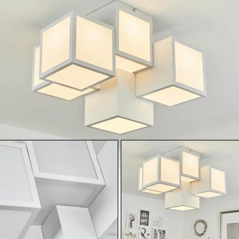 Plafonnier Allonville LED Blanc, 1 lumière