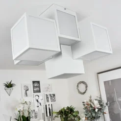 Plafonnier Allonville LED Blanc, 1 lumière
