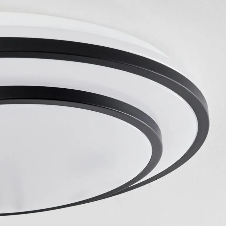 Plafonnier Almograve LED Blanc, 1 lumière, Télécommandes