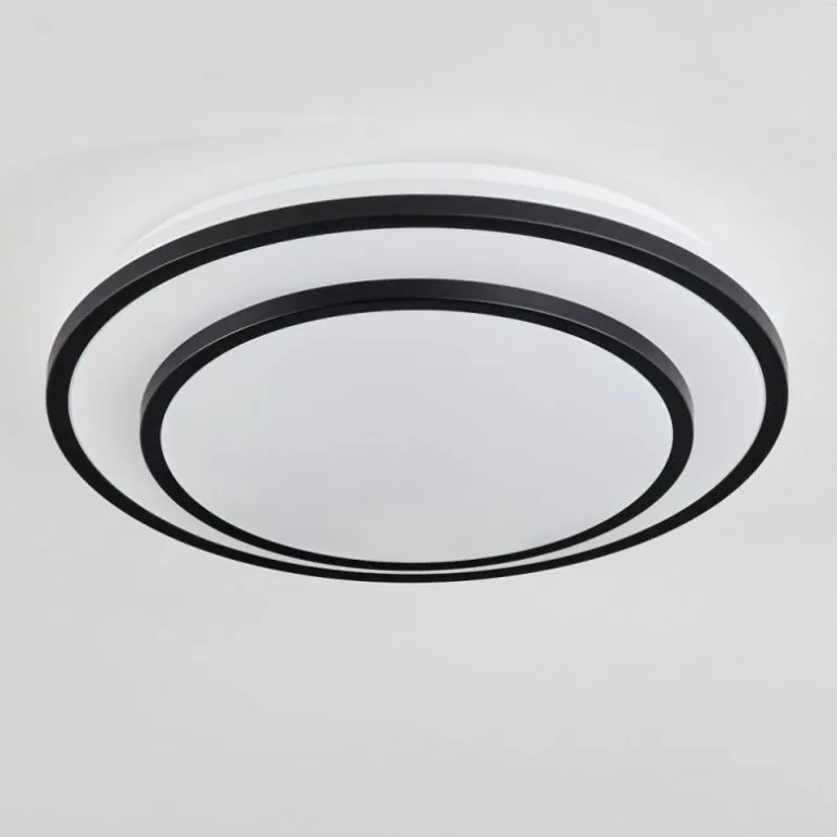 Plafonnier Almograve LED Blanc, 1 lumière, Télécommandes