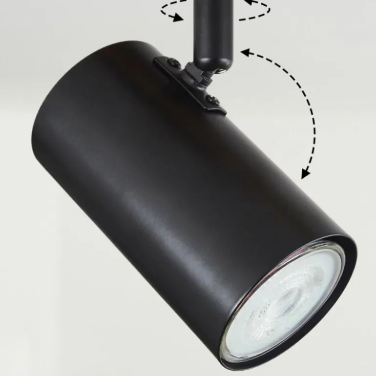 Plafonnier Arbrentin Écru, Noir, 1 lumière