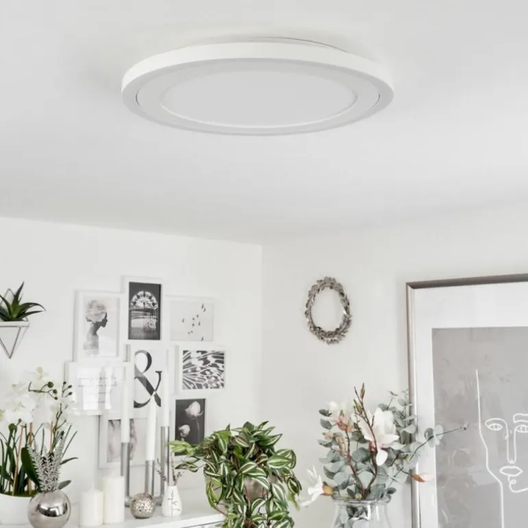 Plafonnier Audrieu LED Blanc, 2 lumières