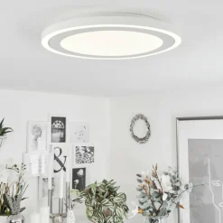 Plafonnier Audrieu LED Blanc, 2 lumières