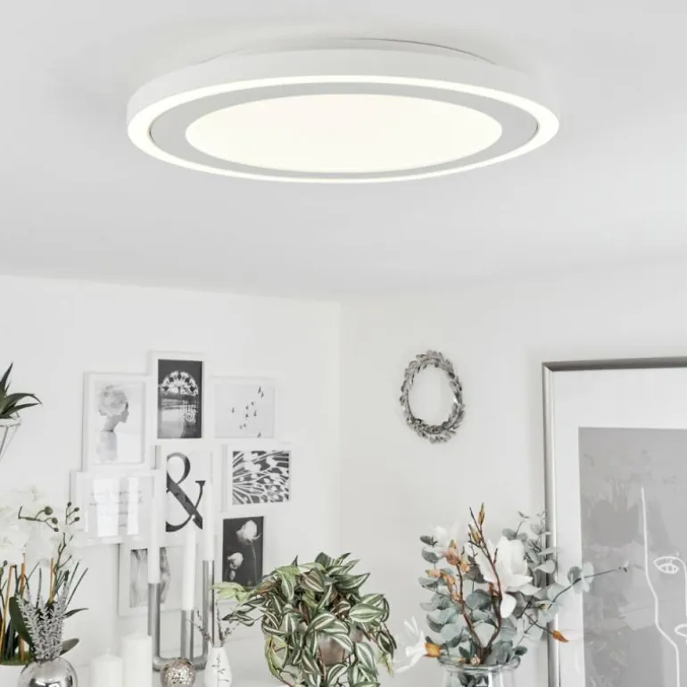 Plafonnier Audrieu LED Blanc, 2 lumières