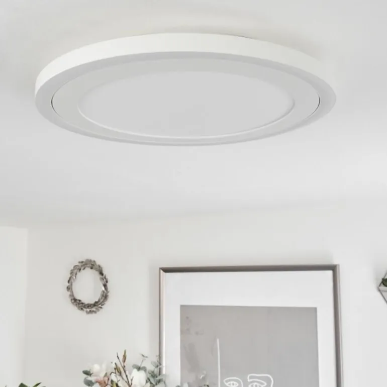 Plafonnier Audrieu LED Blanc, 2 lumières