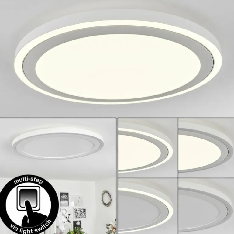 Plafonnier Audrieu LED Blanc, 2 lumières