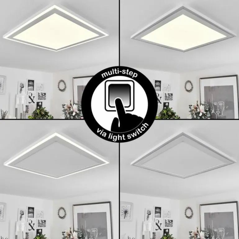 Plafonnier Audrieu LED Blanc, 2 lumières