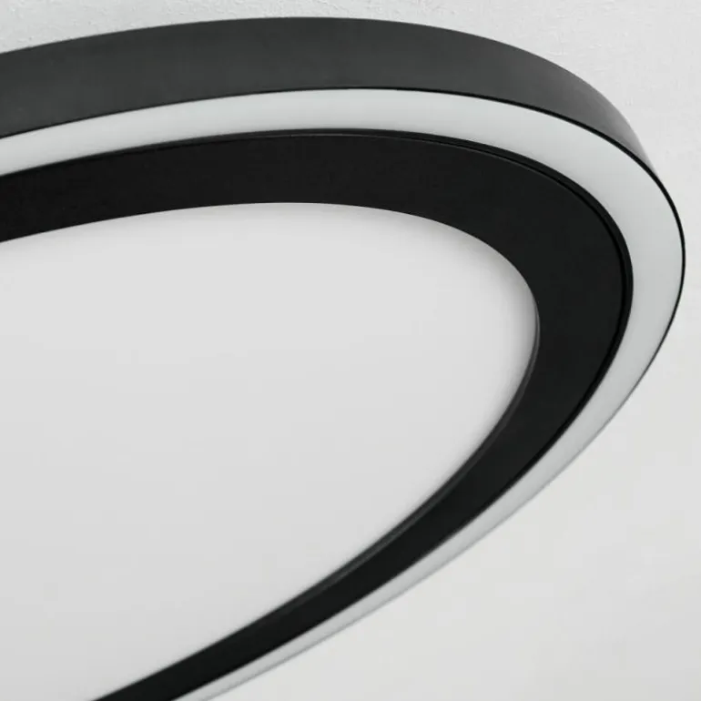 Plafonnier Audrieu LED Noir, Blanc, 2 lumières