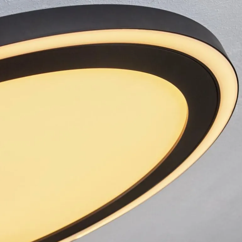 Plafonnier Audrieu LED Noir, Blanc, 2 lumières