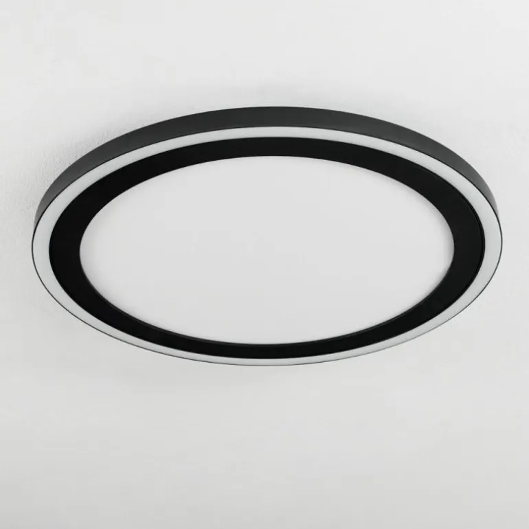 Plafonnier Audrieu LED Noir, Blanc, 2 lumières