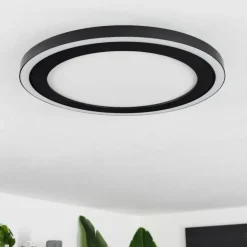 Plafonnier Audrieu LED Noir, 2 lumières