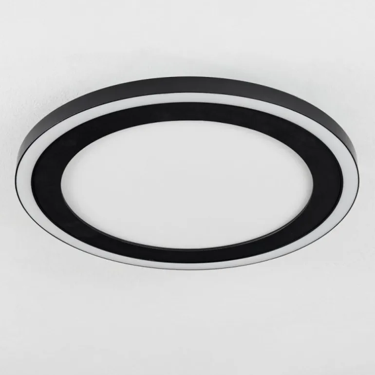 Plafonnier Audrieu LED Noir, 2 lumières