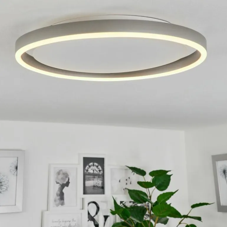 Plafonnier Barril LED Aluminium, 1 lumière