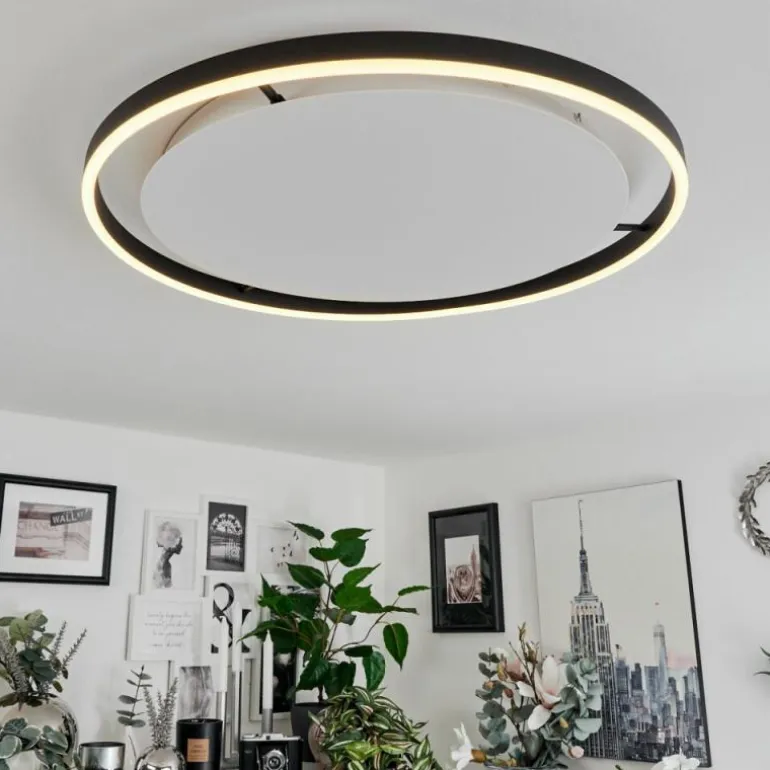 Plafonnier Barril LED Blanc, 1 lumière
