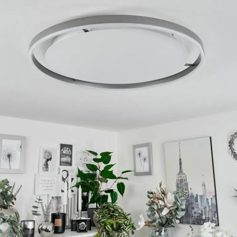 Plafonnier Barril LED Blanc, 1 lumière