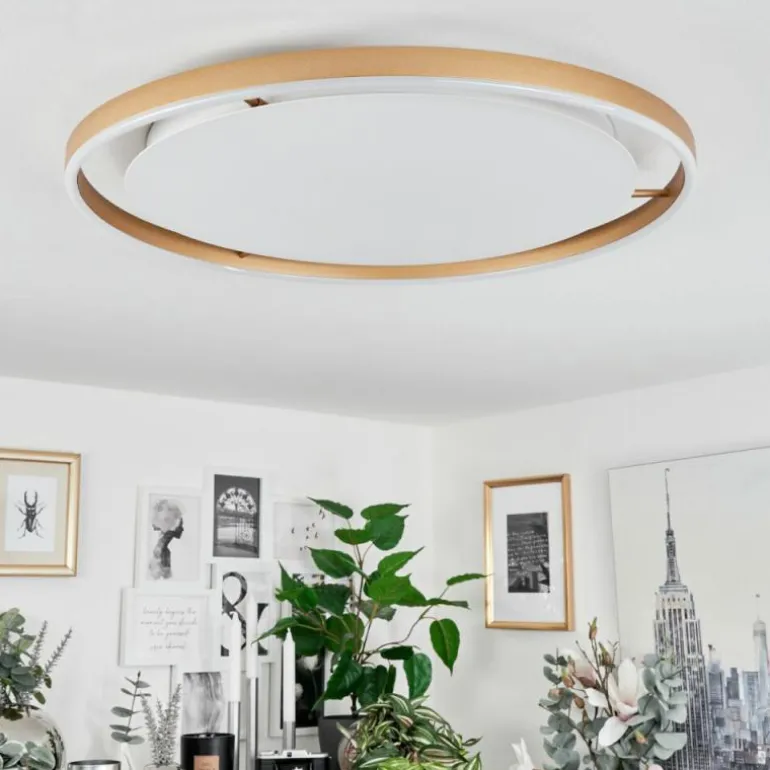 Plafonnier Barril LED Blanc, 1 lumière