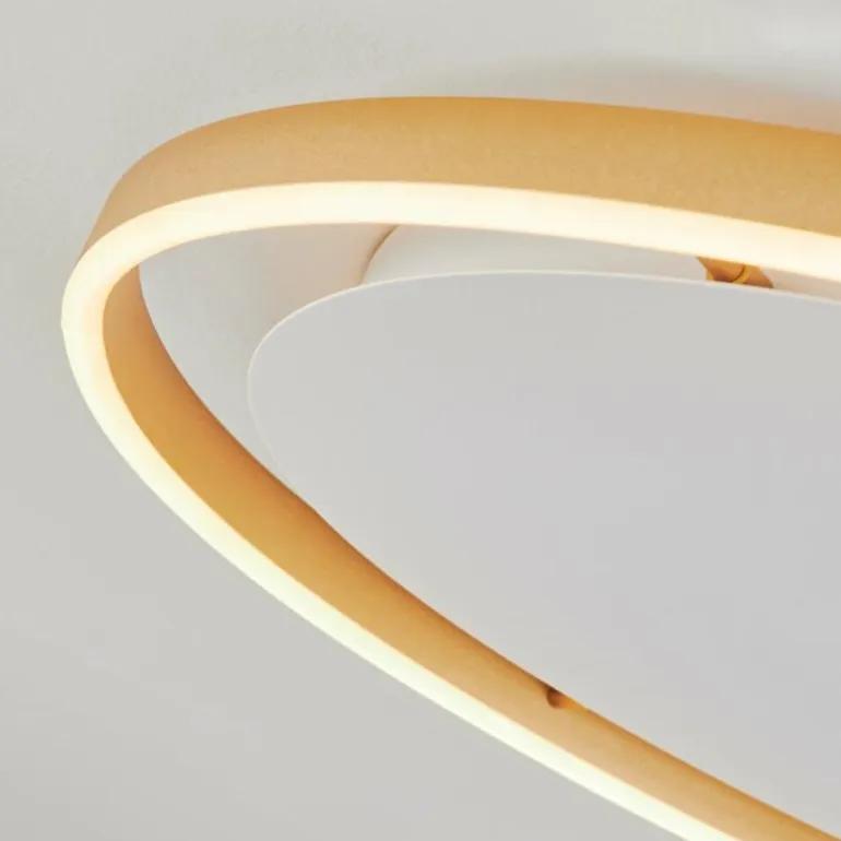 Plafonnier Barril LED Blanc, 1 lumière