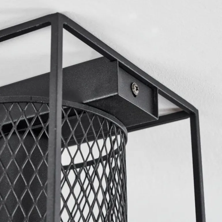 Plafonnier Bettaix Noir, 2 lumières