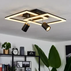 Plafonnier Boim LED Noir, 3 lumières