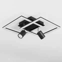 Plafonnier Boim LED Noir, 3 lumières