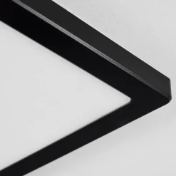 Plafonnier Canditas LED Noir, 1 lumière