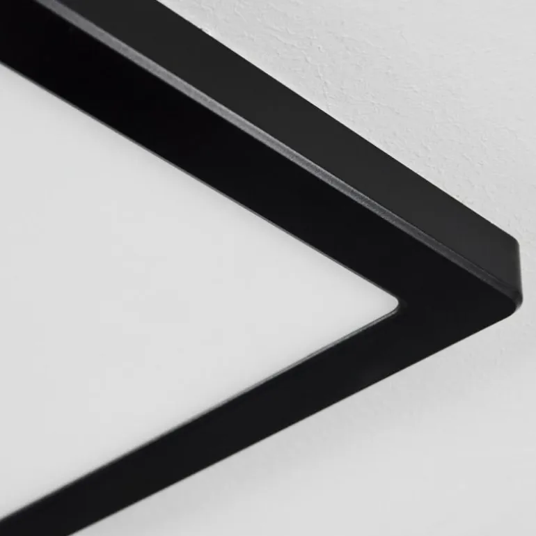 Plafonnier Canditas LED Noir, 1 lumière