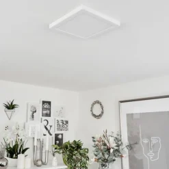 Plafonnier Canditas LED Blanc, 1 lumière