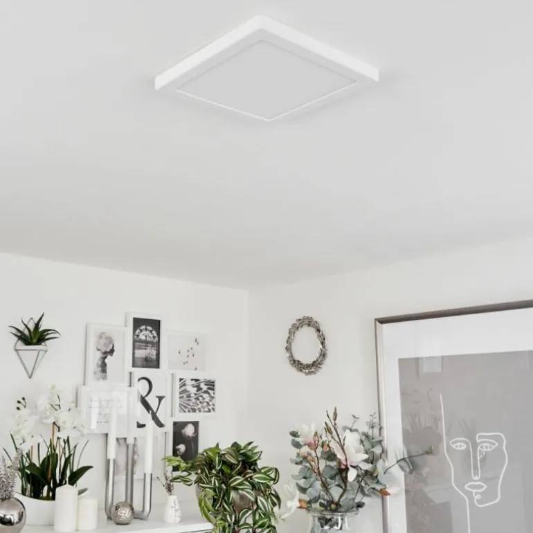 Plafonnier Canditas LED Blanc, 1 lumière