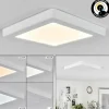Plafonnier Canditas LED Blanc, 1 lumière