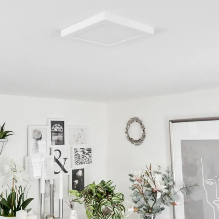 Plafonnier Canditas LED Blanc, 1 lumière