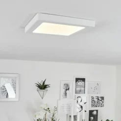 Plafonnier Canditas LED Blanc, 1 lumière