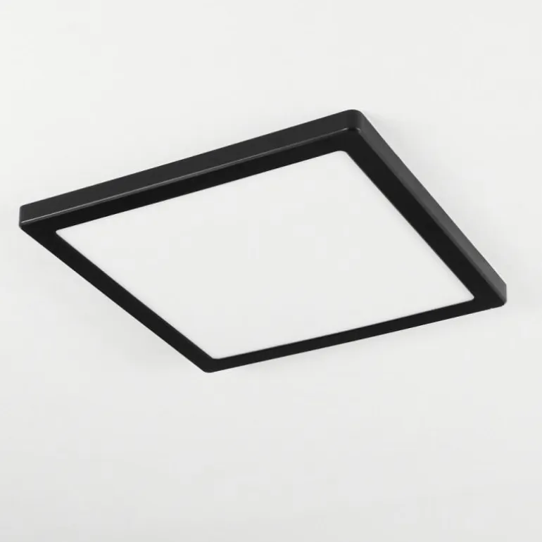 Plafonnier Canditas LED Noir, 1 lumière
