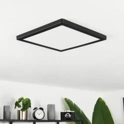 Plafonnier Canditas LED Noir, 1 lumière