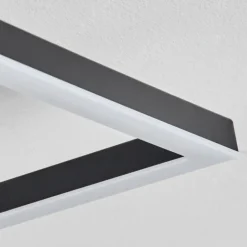 Plafonnier Canhoso LED Noir, 1 lumière