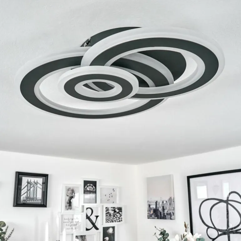 Plafonnier Casaldelo LED Anthracite, 1 lumière