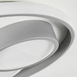 Plafonnier Casqueira LED Gris, Blanc, 1 lumière