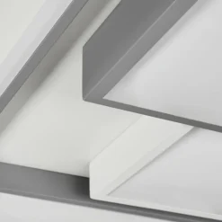 Plafonnier Casqueira LED Gris, Blanc, 1 lumière